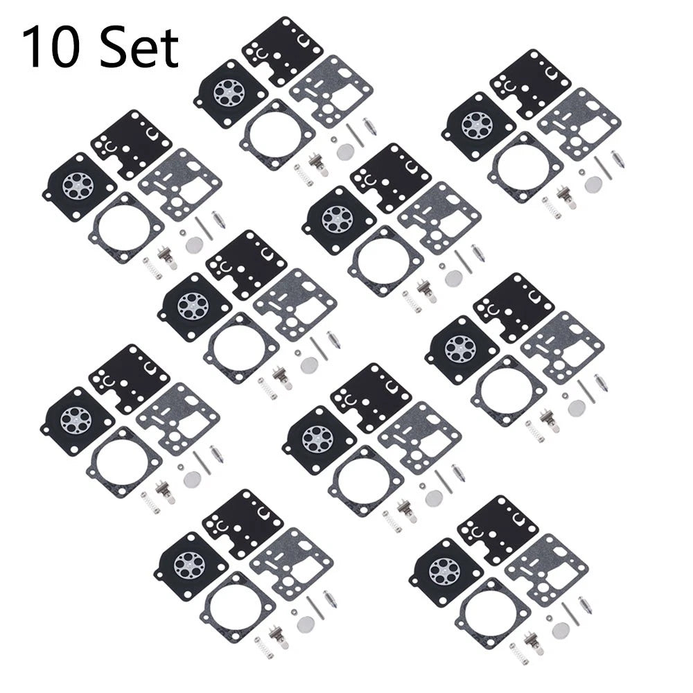10x Carburetor Gasket Kit for Echo SRM-225 PB-251 (Zama RB-123 RB-188)