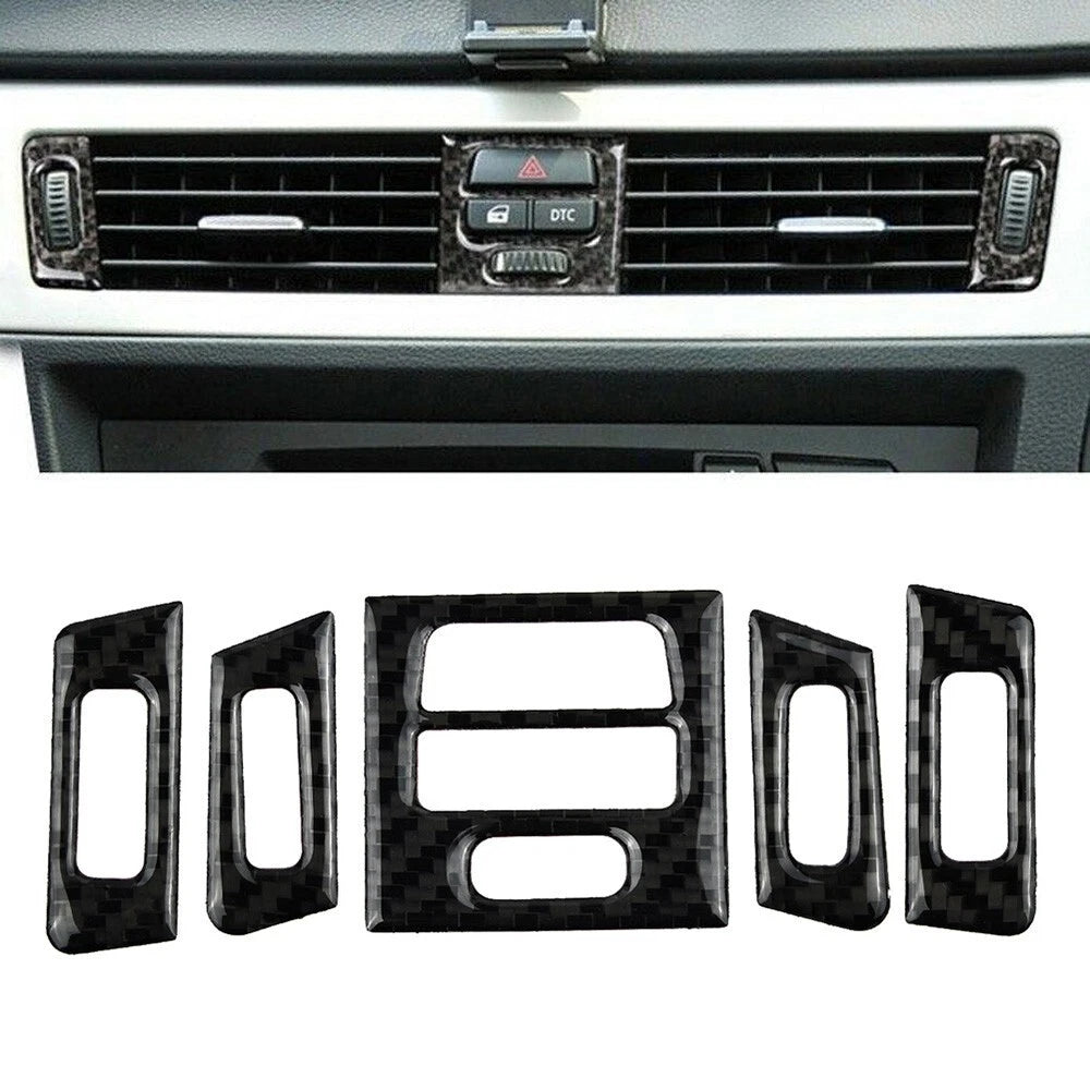 Carbon Fiber Interior Vent Trim for BMW 3 Series E90 E92 E93 (2007–2013)