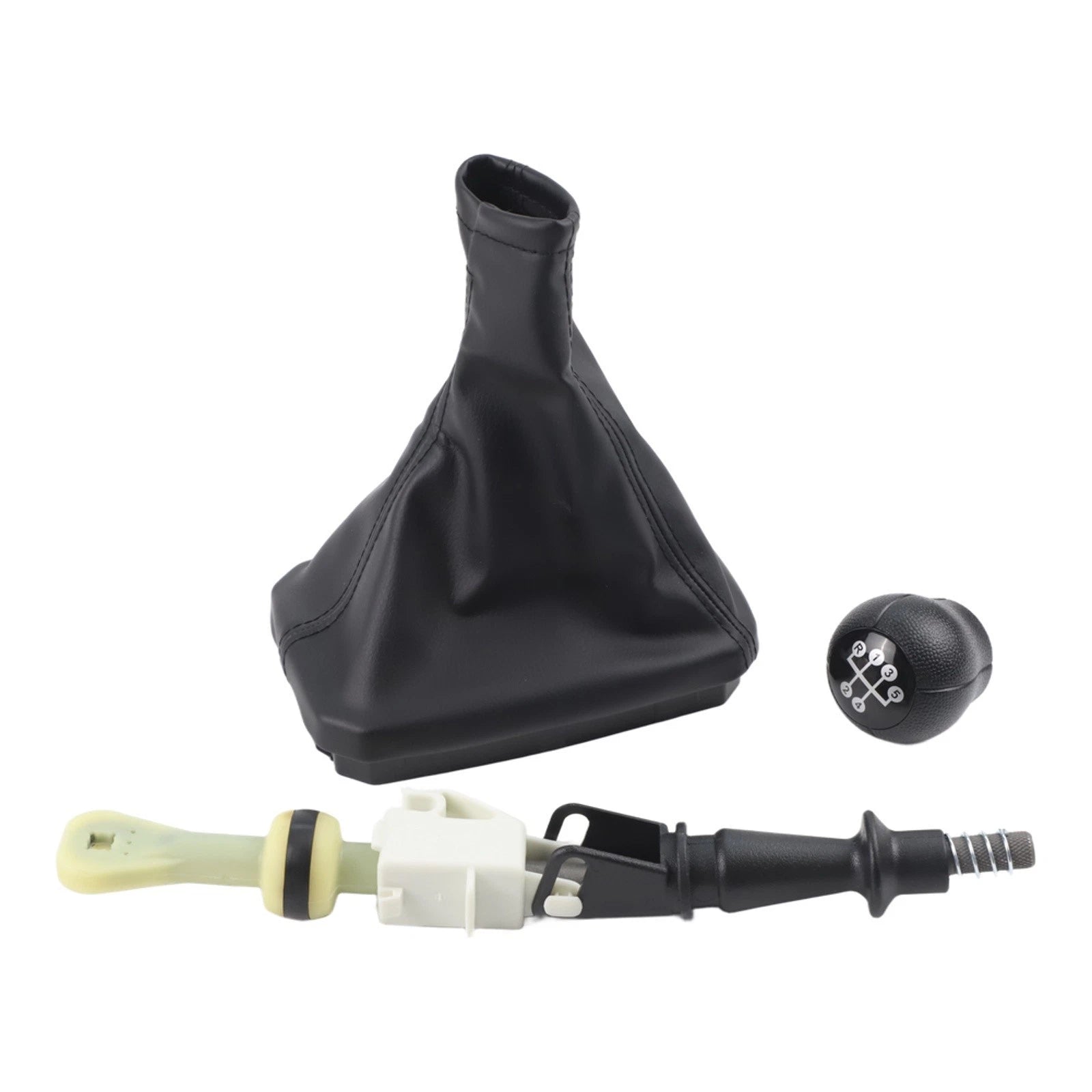 Leather Shift Knob for Opel Corsa C (2000–2006) 5 Speed Manual Transmission