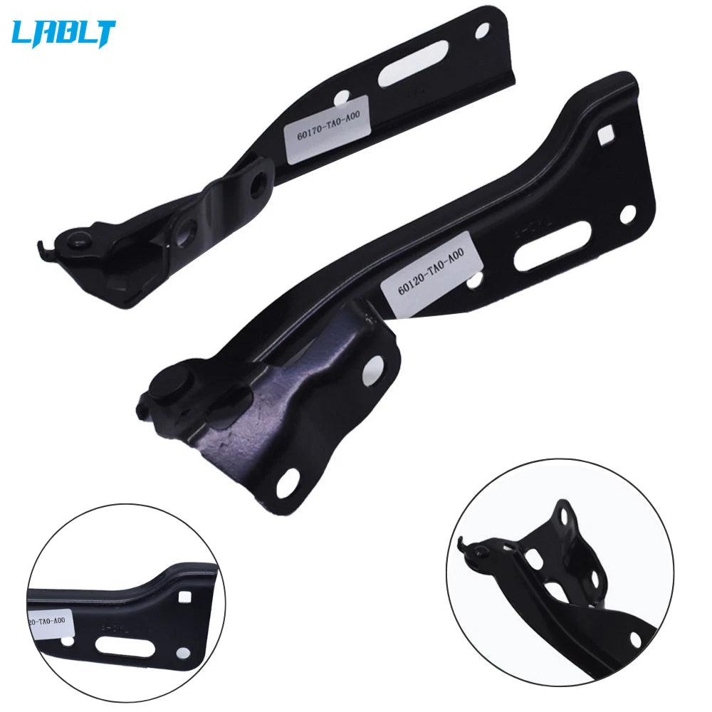 2X Hood Hinge Set for Honda Accord (2008–2012)