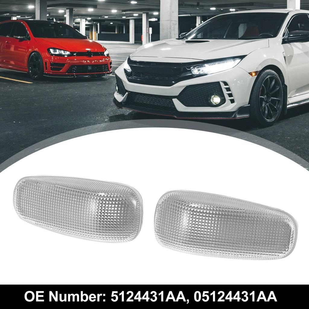Front Side Marker Light Lens Cover Replacement for Dodge Sprinter 2500 3500 (2003–2018)