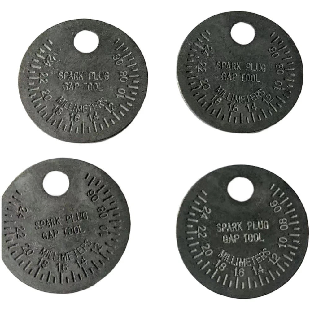 Metal Spark Gap Gauge Tool for Measuring 0.5 to 2.5mm Scale