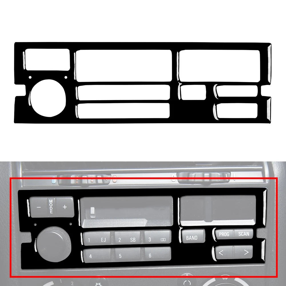 Piano Black Radio CD Panel Trim For BMW 3 Series E36 1994-1996