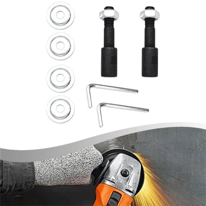 Dual Threaded Shaft Adapter Extender for Motor Conversion (8mm to 10mm)