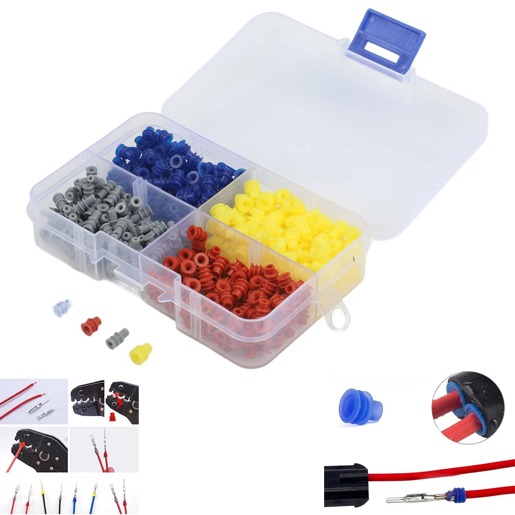 400PCS Silicone Seals for Unused Wire Connector Ports