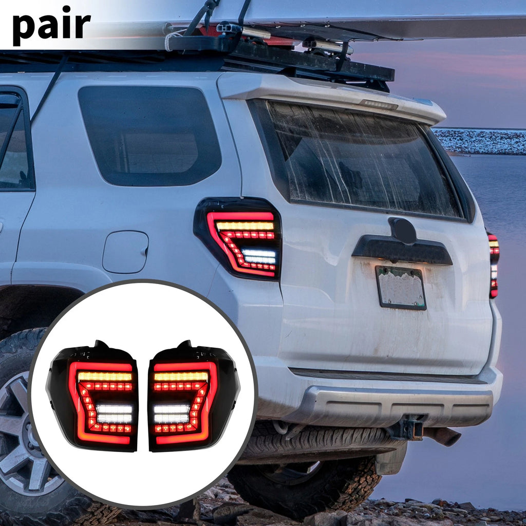 Pair OLED Tail Light Assembly Replacement for Toyota 4Runner (2014–2021)