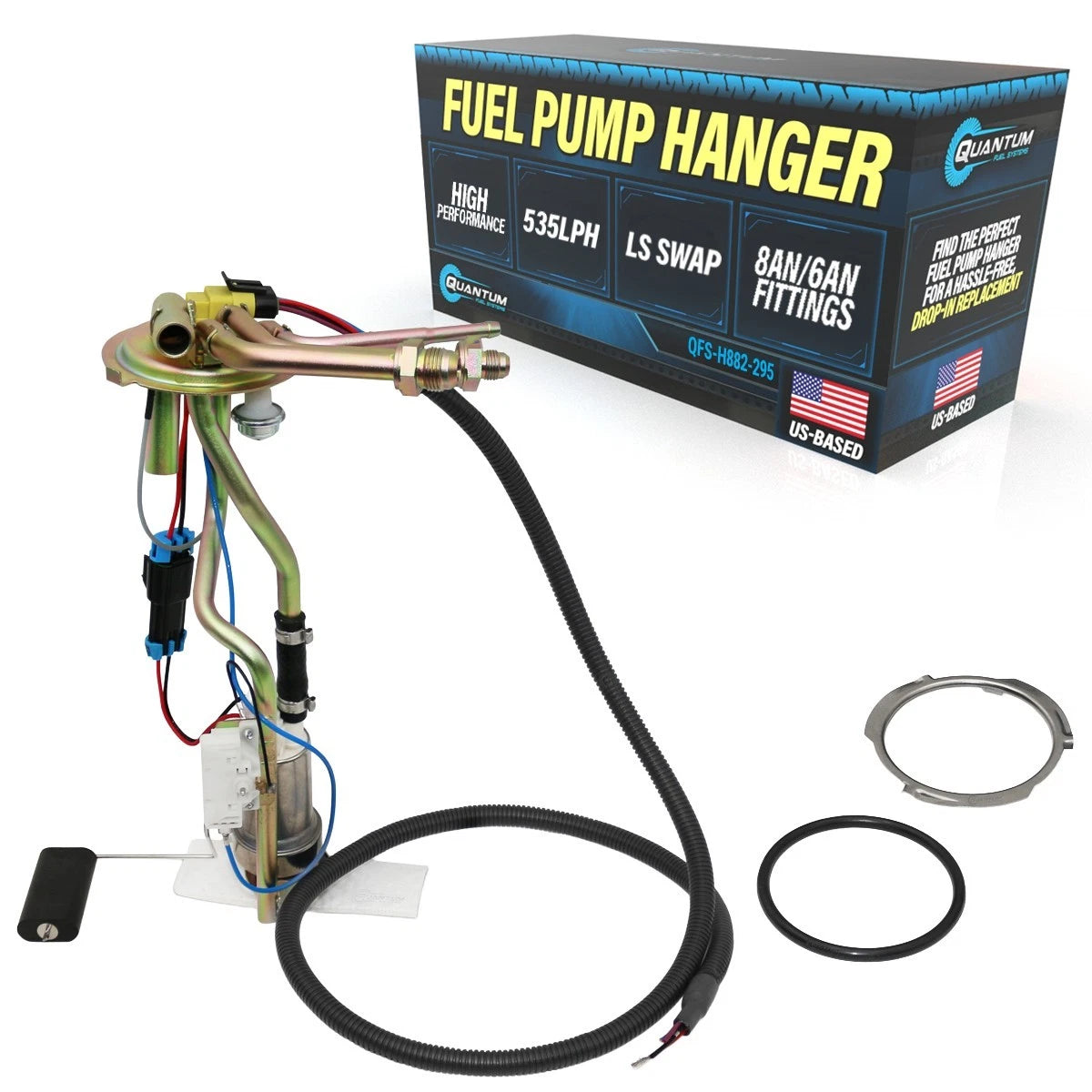 Fuel Pump Hanger for Square Body Blazer (535LPH, LS/LT Swap, 8AN/6AN)