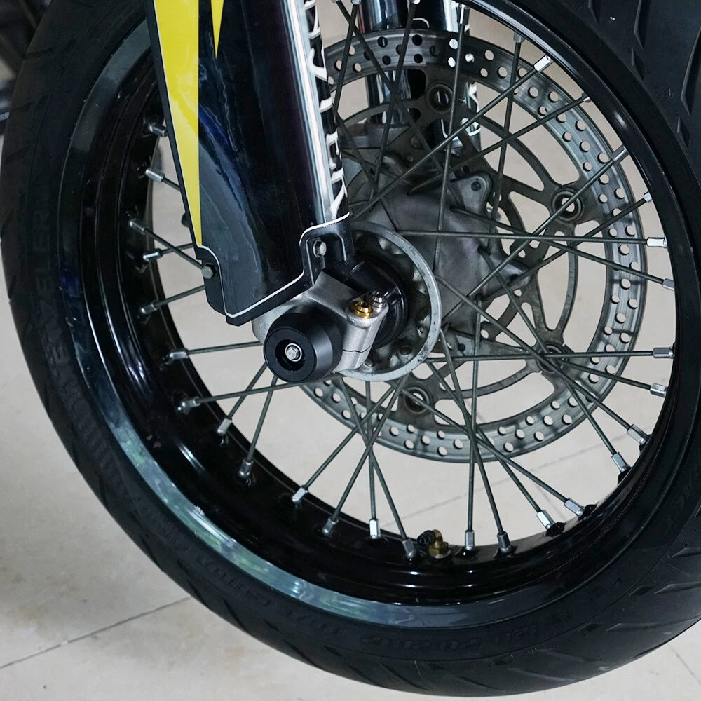 Front Rear Axle Sliders Crash Protector for Suzuki DRZ400 (2000–2024)