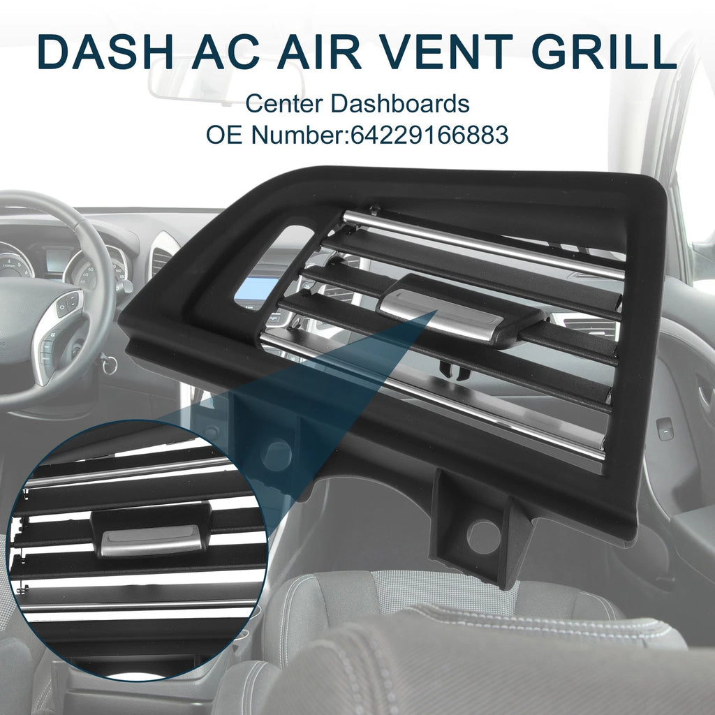 Center Dash A C Outlet Air Vent Panel Replacement for BMW 528i (2011-2016)