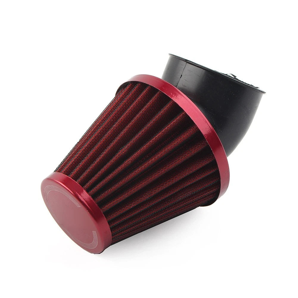 48mm Air Intake Filter Cleaner Rubber Bend for Motorcycle