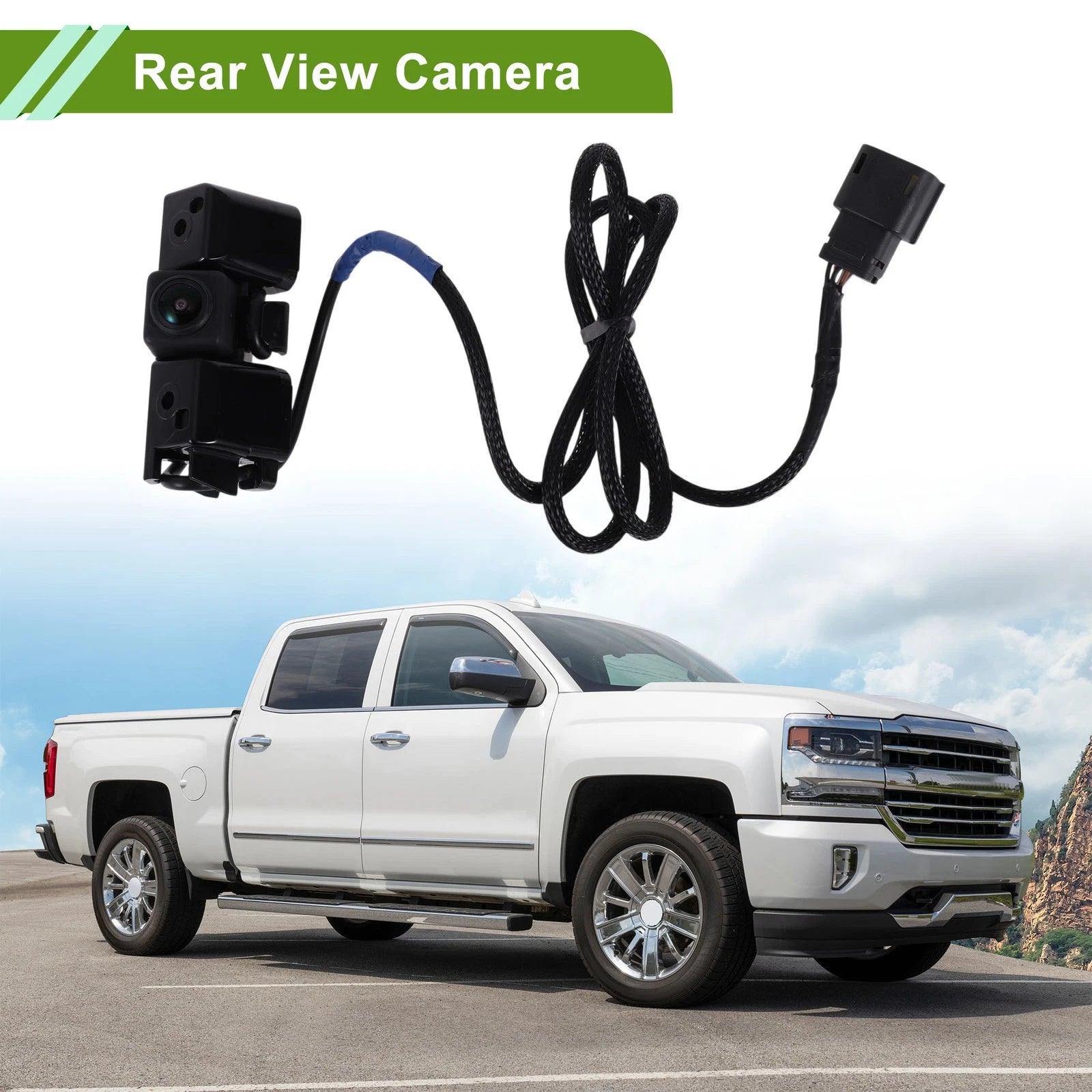 Rear View Backup Camera for Chevrolet Cheyenne (2016–2018)