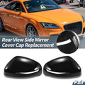 Rearview Mirror Cover Cap Gloss Black for Audi TT TTS TTRS MK2 R8 (2016–2022)