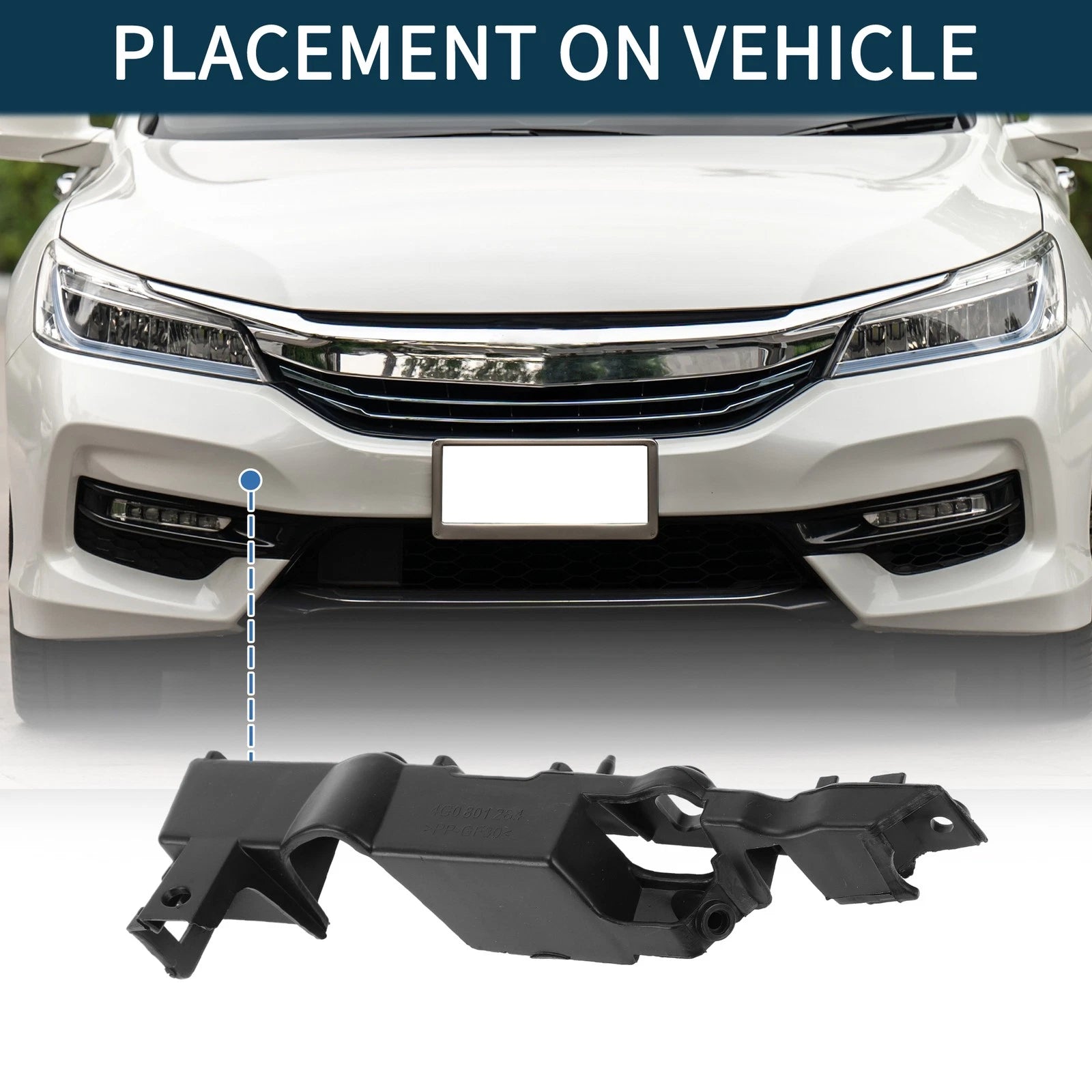 Right Front Bumper Retainer Bracket for Audi A6 (2011–2018)
