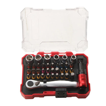 38-Piece Magnetic Ratchet Screwdriver Set for Professional Repair Tool Kit