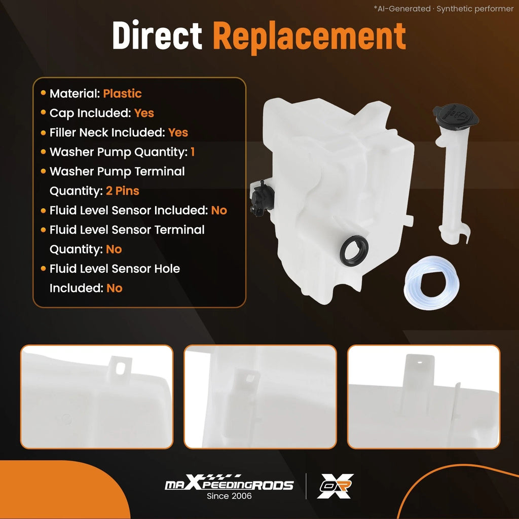 Front Windshield Washer Bottle for Toyota Corolla (2014–2019) 85315-02520