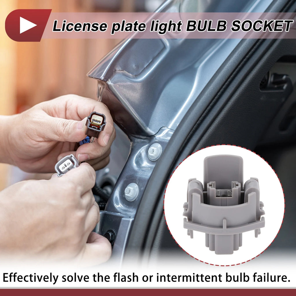 License Plate Light Socket Replacement for Honda Civic Sedan (1999–2011)