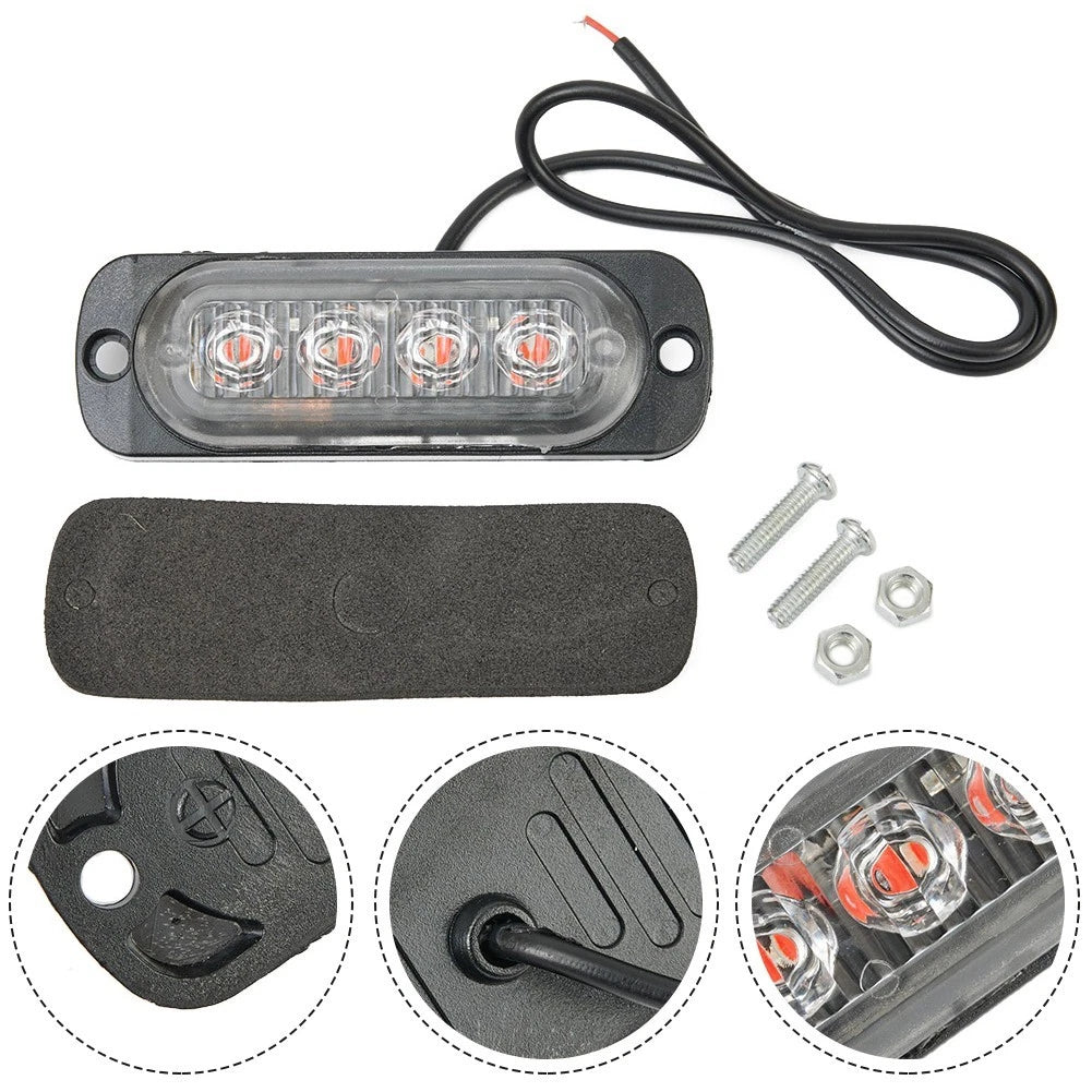 4X LED Working Light Replacement Kit for Car (12V-24V)
