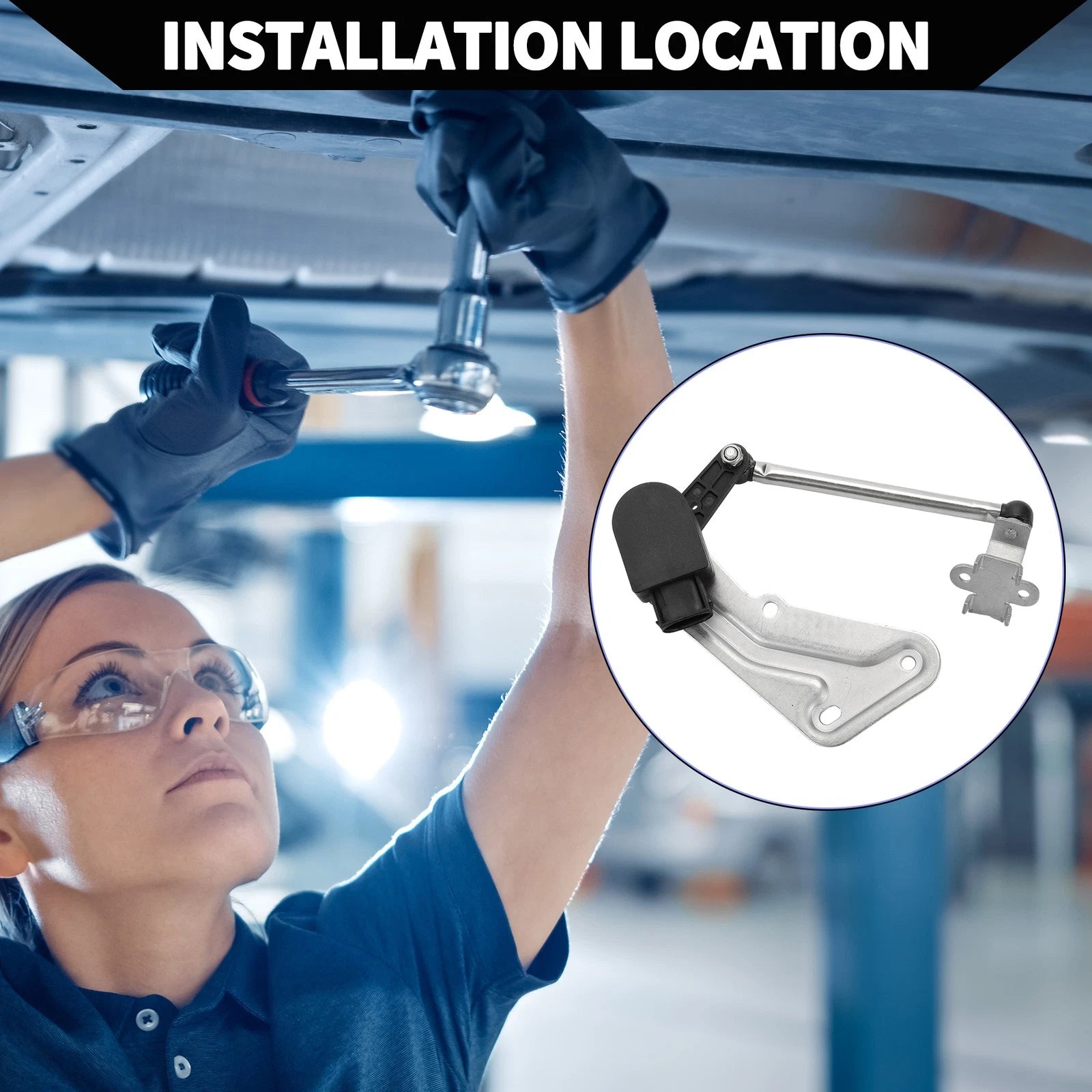 Suspension Ride Height Level Sensor Replacement for Mercedes-Benz CLS Class (2012–2018)