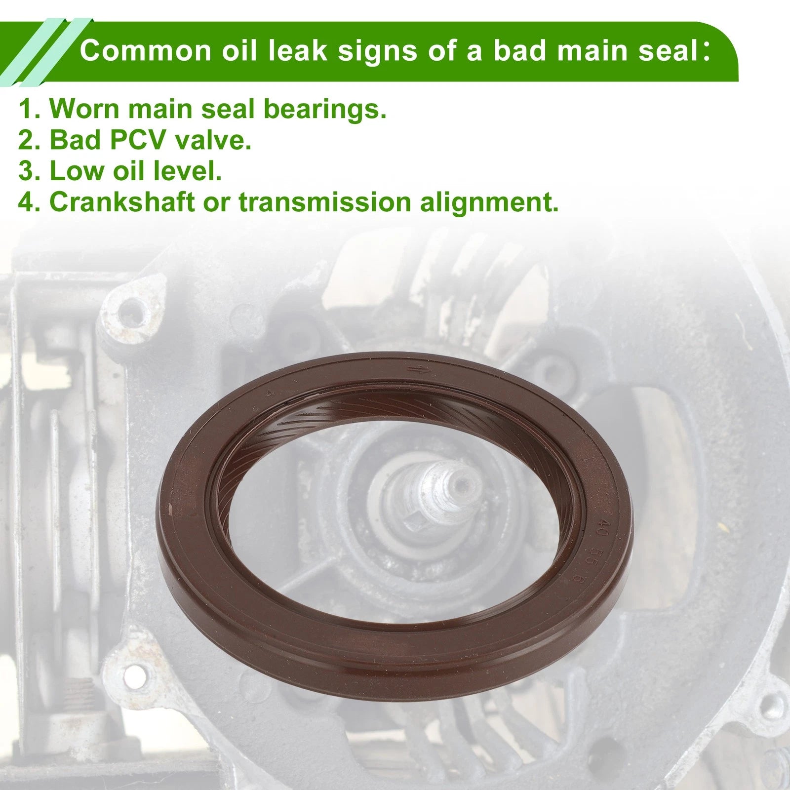 Front Crankshaft Oil Seal Replacement for Toyota 4Runner Camry Sienna (2000–2010)
