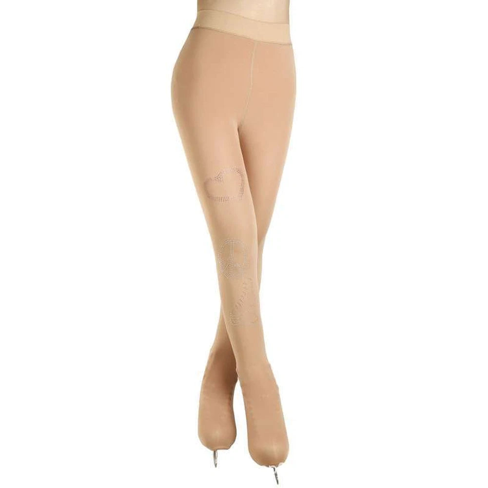 Set of 2 Women's Skating Training Pants Elastic Breathable Leggings
