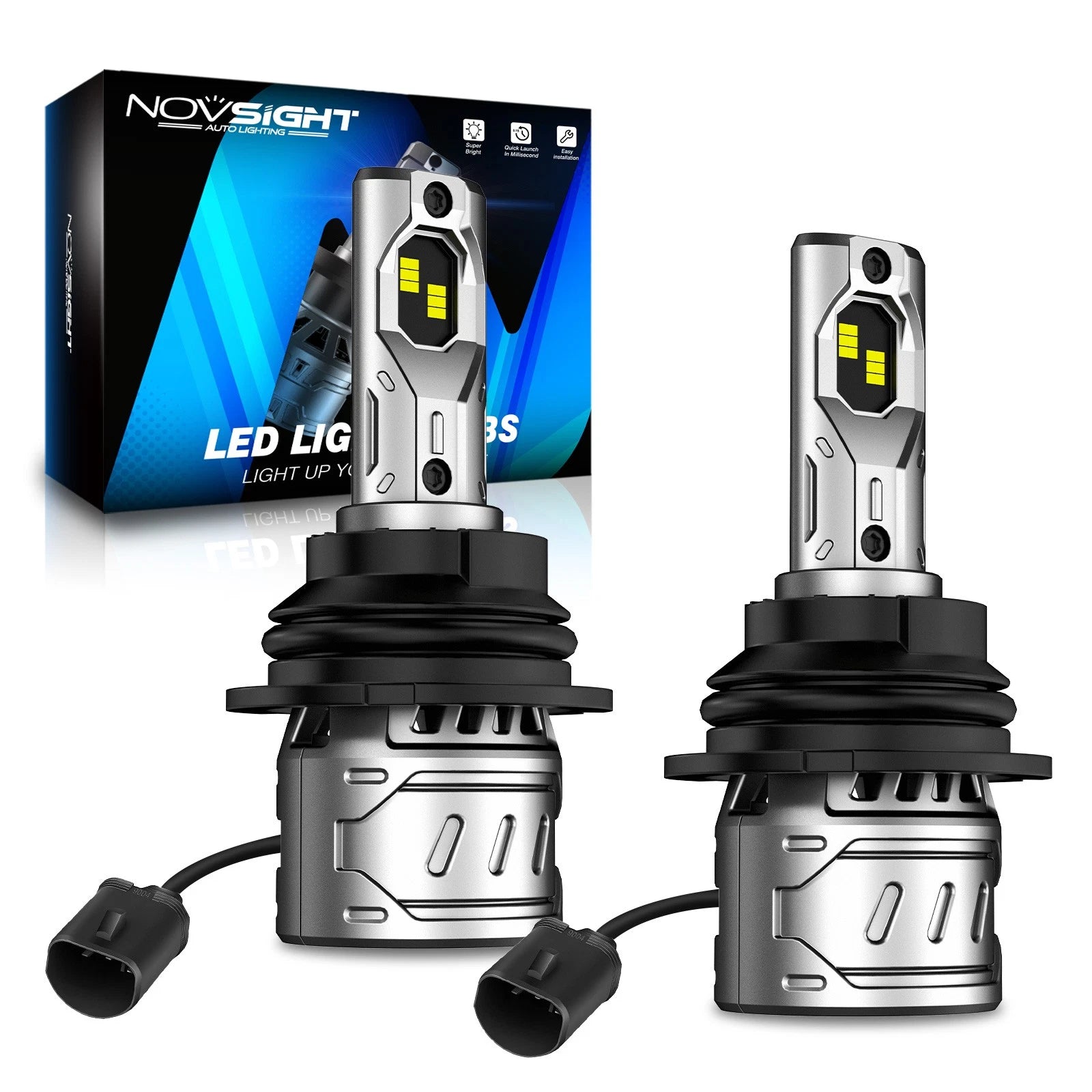 2X HB5 9007 LED Headlight Bulbs for