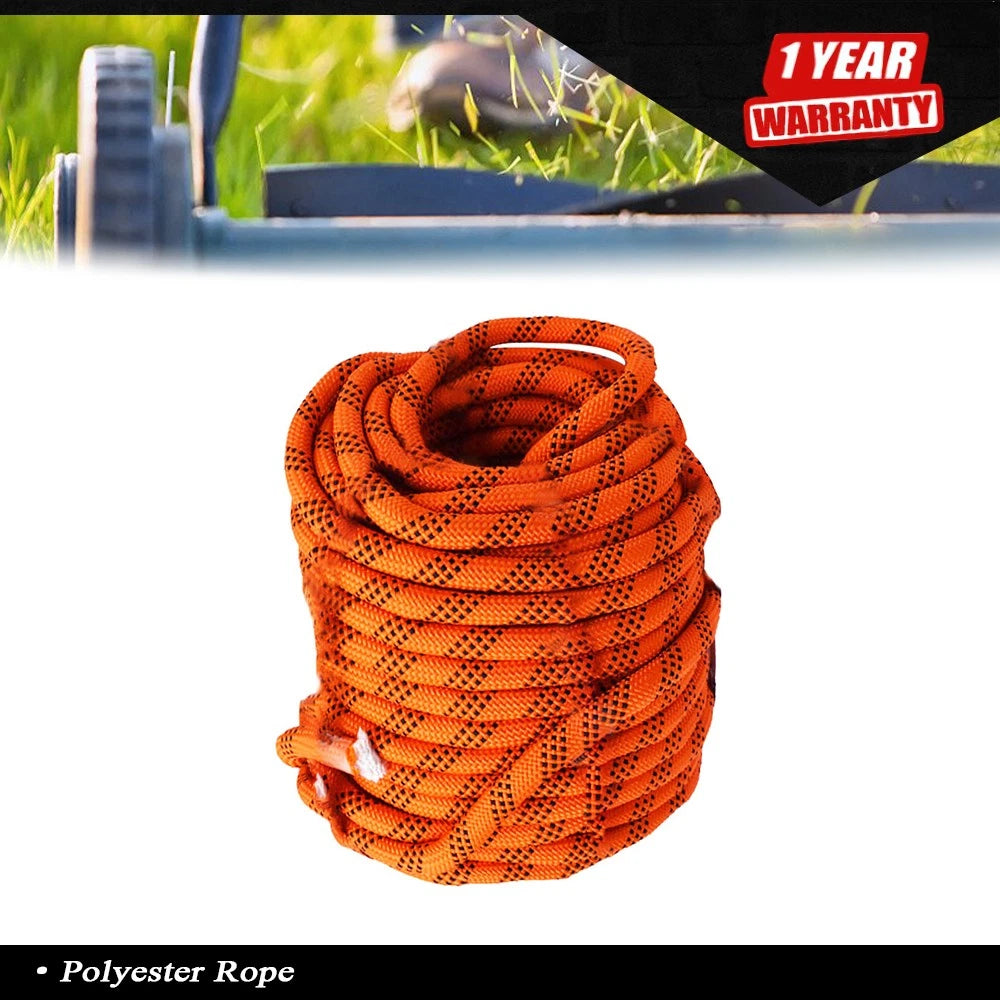 100 FT Polyester Arborist Rigging Rope 1/2 inch Double Braid