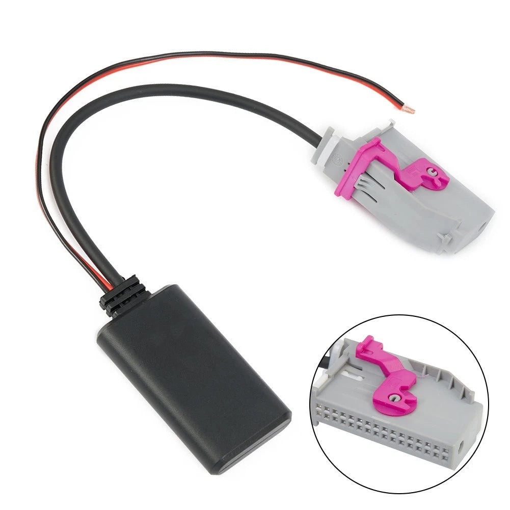 1pc 32Pin Aux Cable Adapter for Audi A3/A4/A6/A8/TT/R8 (RNS-E)