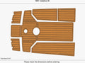 EVA Pad for Catalina 30 Boat (1991) - Faux Teak Deck Flooring Mat