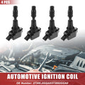 4 Pcs Ignition Coil Replacement for Kia Optima (2016–2020) Black