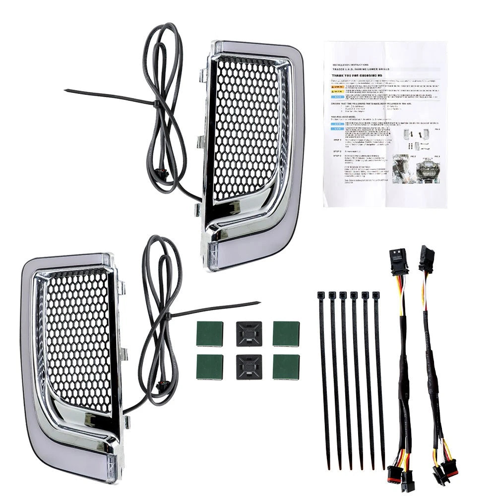 LED Fairing Lower Grill Turn Signal Running Light for CVO Limited FLHTKSE (2015–2021)