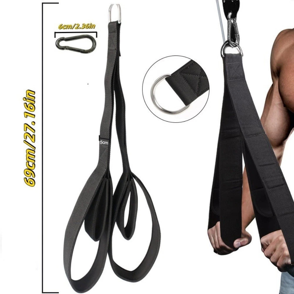 Double-Ended Rope for Upper Body Workouts (Biceps Curls, Face Pulls)