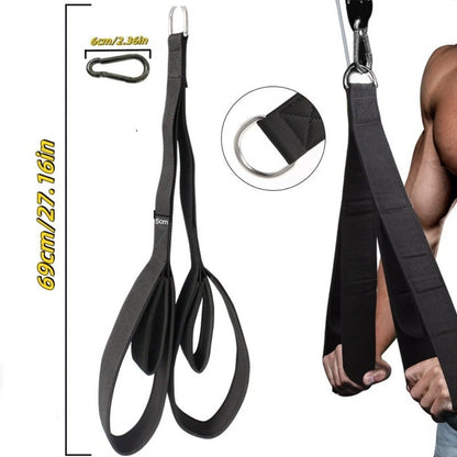 Double-Ended Rope for Upper Body Workouts (Biceps Curls, Face Pulls)