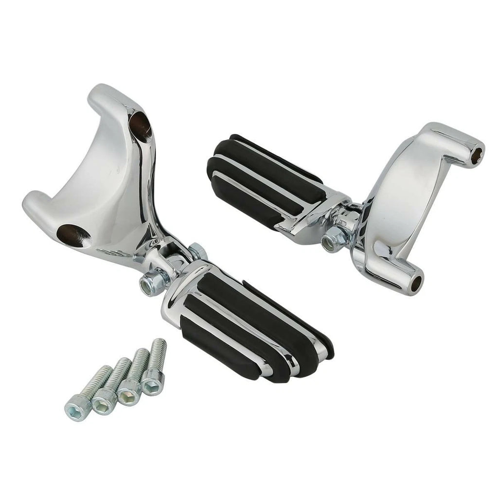 Chrome Passenger Footpeg Mount Bracket for Harley Sportster (2004–2013)