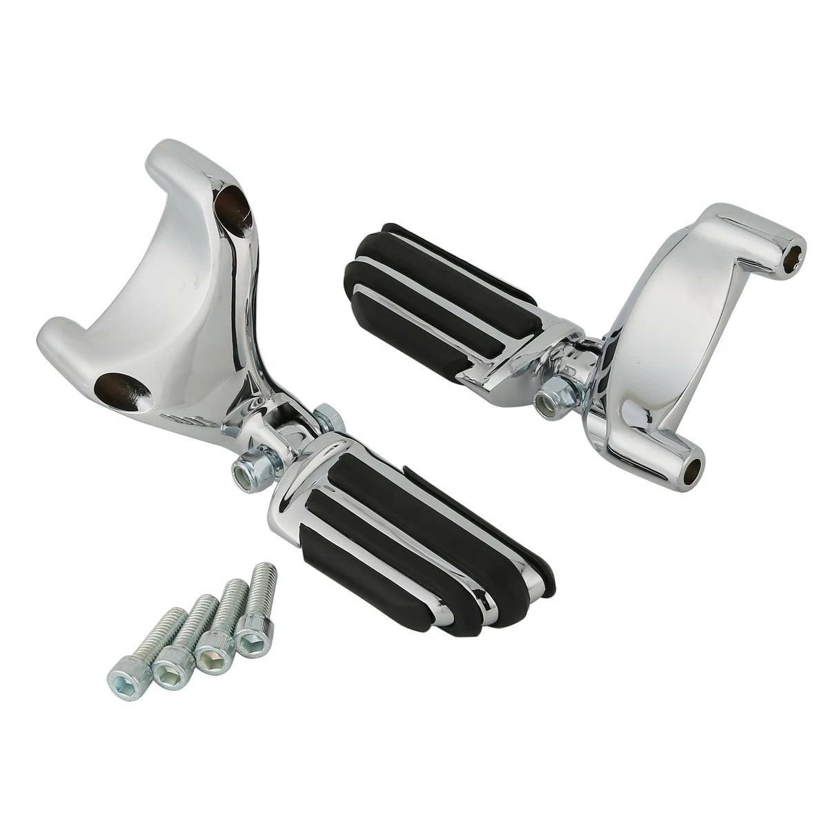 Chrome Passenger Footpeg Mount Bracket for Harley Sportster (2004–2013)