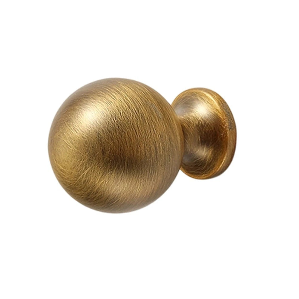 Set of 4 Cabinet Knobs Drawer Pulls Minimalist Round Wear Resistant Finish
