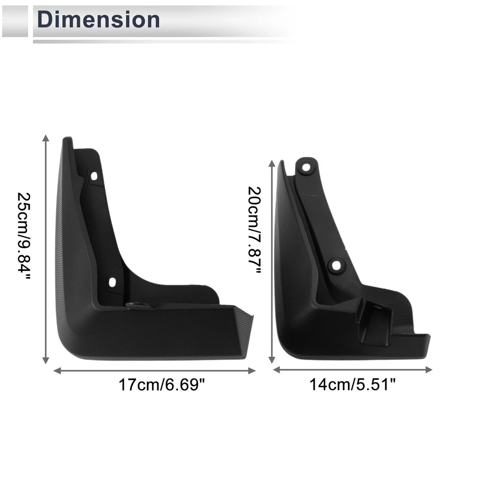 Mud Flaps Splash Guards 1 Set Mud Guards for Subaru Crosstrek 2023-2024