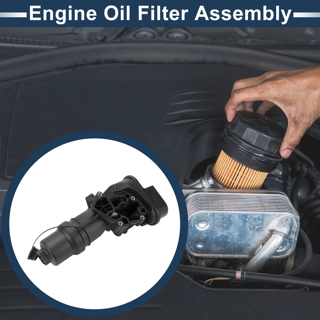 Engine Oil Filter Base Housing Assembly for Volkswagen Jetta (2007–2008)
