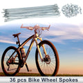 Bicycle Spoke Nipple Set 12G for Carbon Steel Galvanized 233mm Length