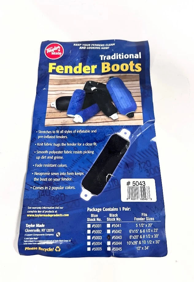 2X Fender Boots for Taylor Made 5043 (Black)