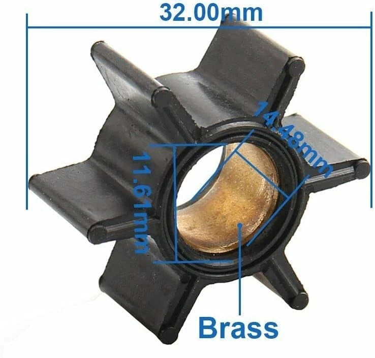Water Pump Impeller for Mercury Outboard 2-9.8 HP (47-89981)