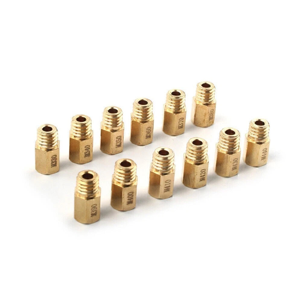 12 x Carburetor Main Jets for Mikuni VM TM (#330-#440) Motorcycle
