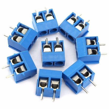 40x 2-Pin Screw Terminal Block Connector 5.08mm Pitch PCB Mount