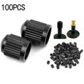 Replacement Tire Valve Cap for Motorcycles and Bicycles (Black)