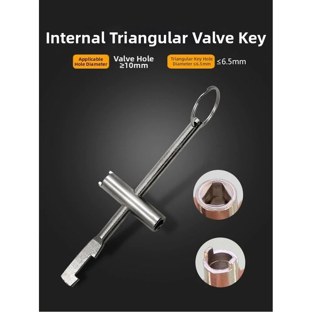 Triangle Wrench Tool for Water Meter Valve (Kitchen Plumbing)