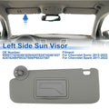 Left Side Sun Visor for Chevrolet Sonic (2012–2022) Replace No. 95091732 Gray