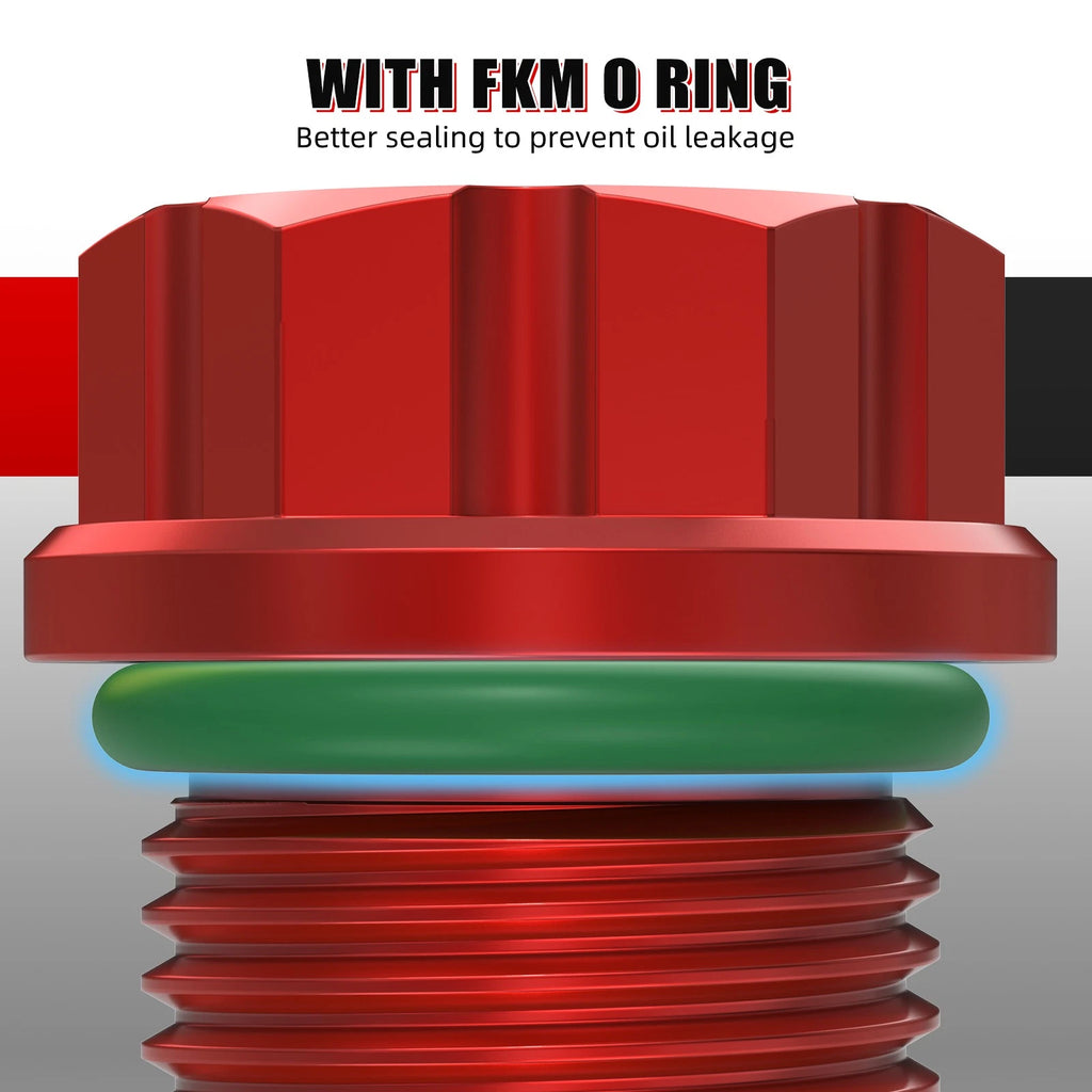 Differential Fill Plug for Can-Am Maverick X3 Commander 800 1000 (2017–2023) Red