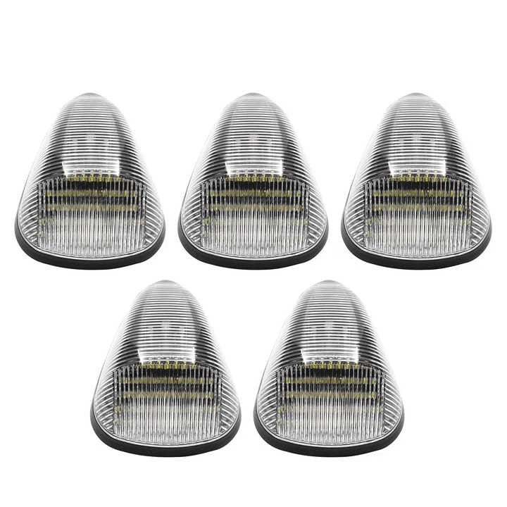 White LED Cab Roof Marker Lights for Ford F250 F350 Super Duty (1999–2016)