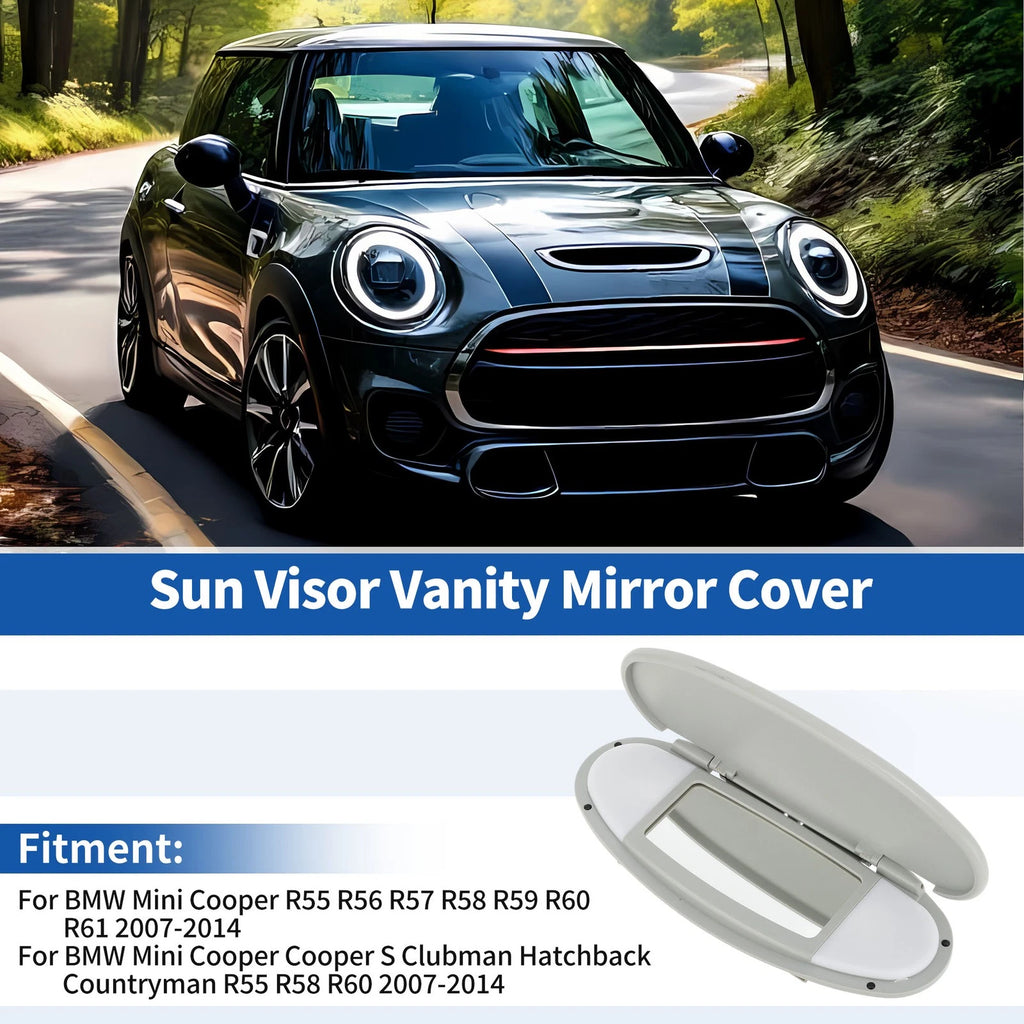 Sun Visor Vanity Mirror Cover Replacement for BMW Mini Cooper (2007–2016)