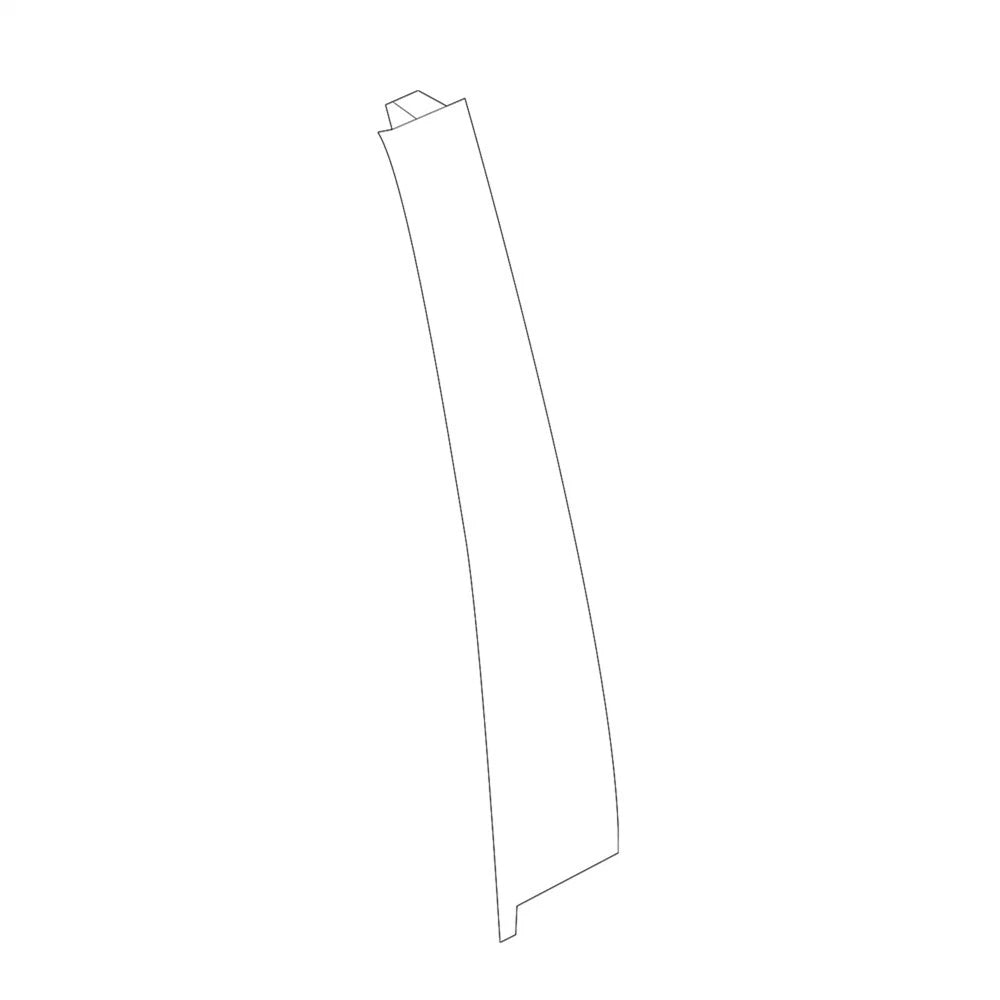 For 17-21 Honda Civic hatchback Right Rear Door Sash Garnish Assy 72930-TED-T01