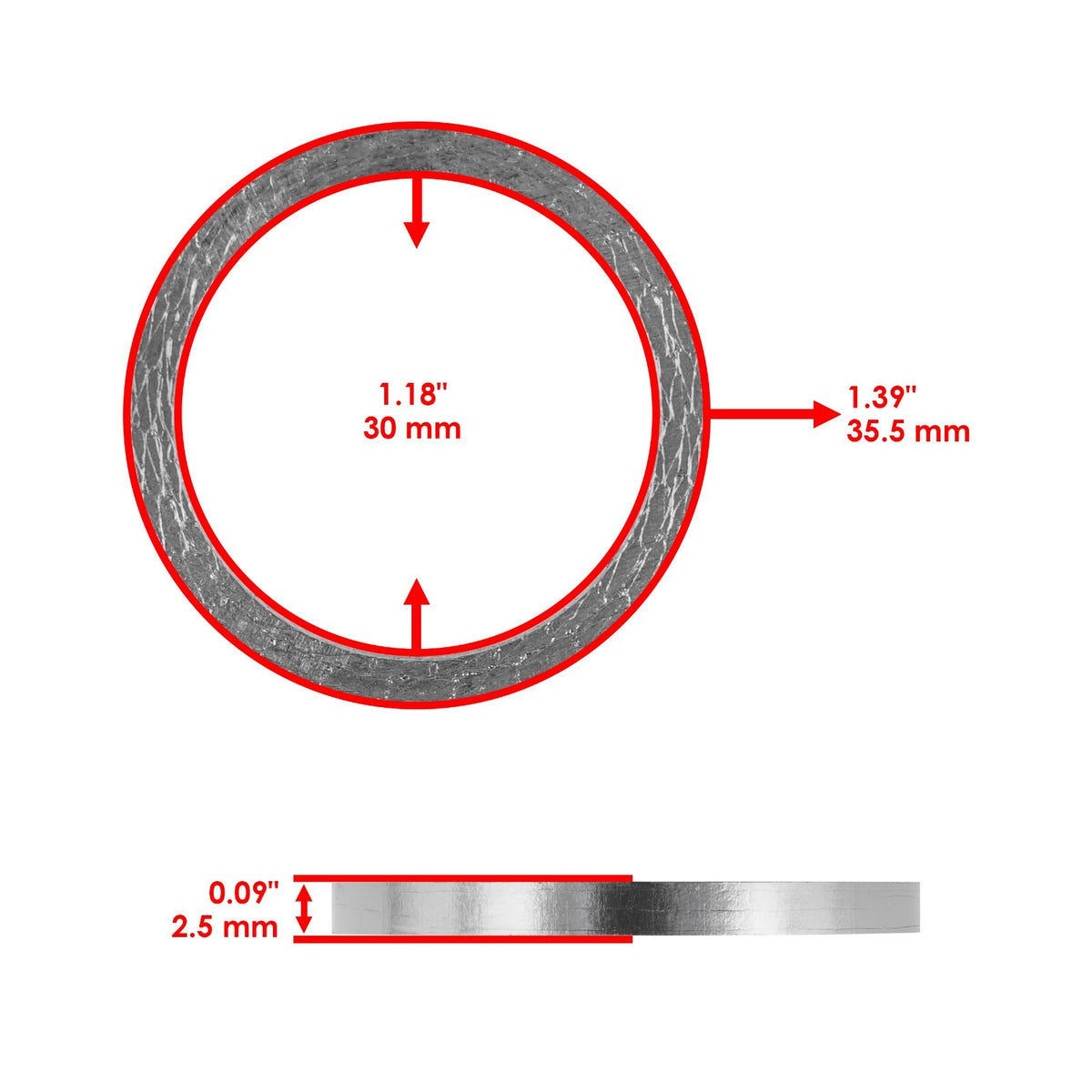 Exhaust Pipe Gasket Replacement for Can-Am Bombardier 707600069 (2008–2018)